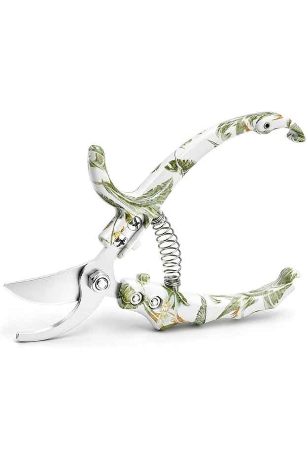 Garden Pruning Shears, Bypass Pruning Shears, Easy Lock, Floral Patterns, Professional Garden Clippe
