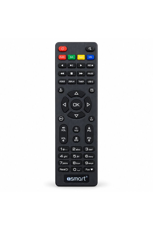 iSmart Satellite Receiver Remote Control - Black