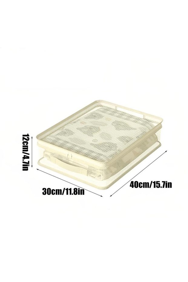 storage bag Sheet Storage Organizer Stackable Container Bag with Handle Bedding Storage for Closet D