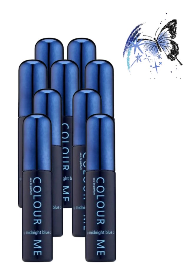 9 قطع من عطر Midnight Blue بحجم 50 مل