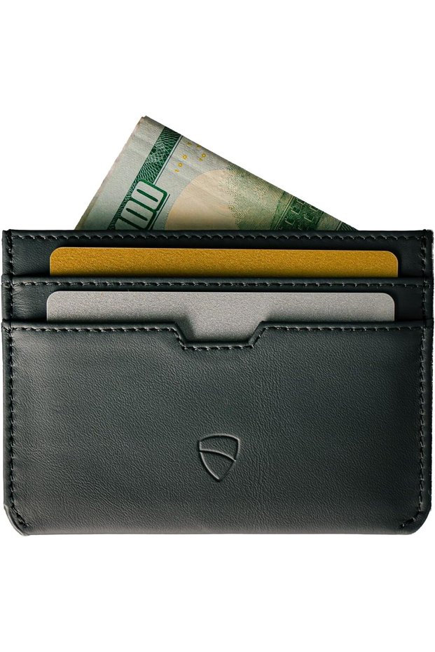 MOORGATE Slim Top-Grain Leather Holder, RFID Wallet