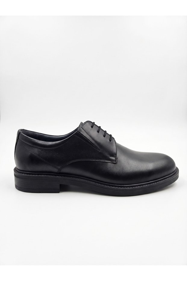 Lace-Up, Simple-Style, Rubber Sole, Winter Classic Genuine Leather Shoes