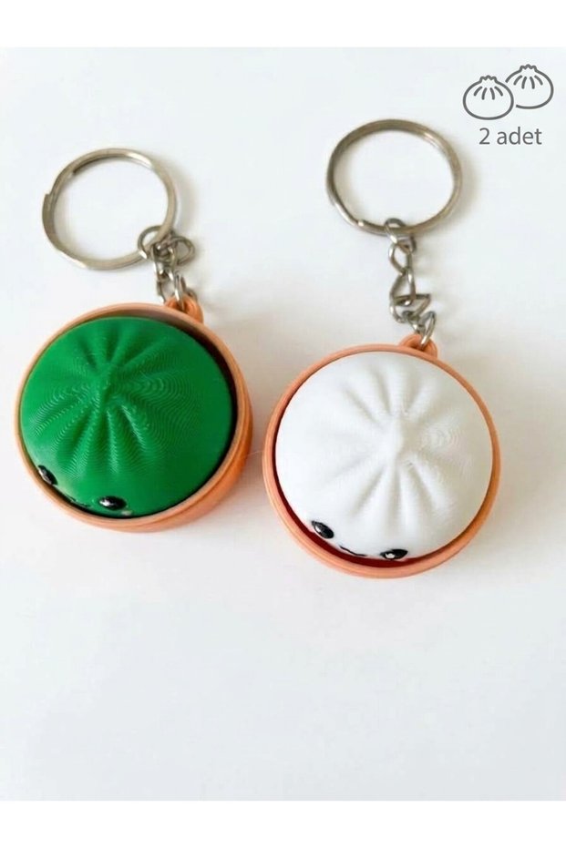 3D Keychains with Moving Figures—High-Quality Product, Set of 2