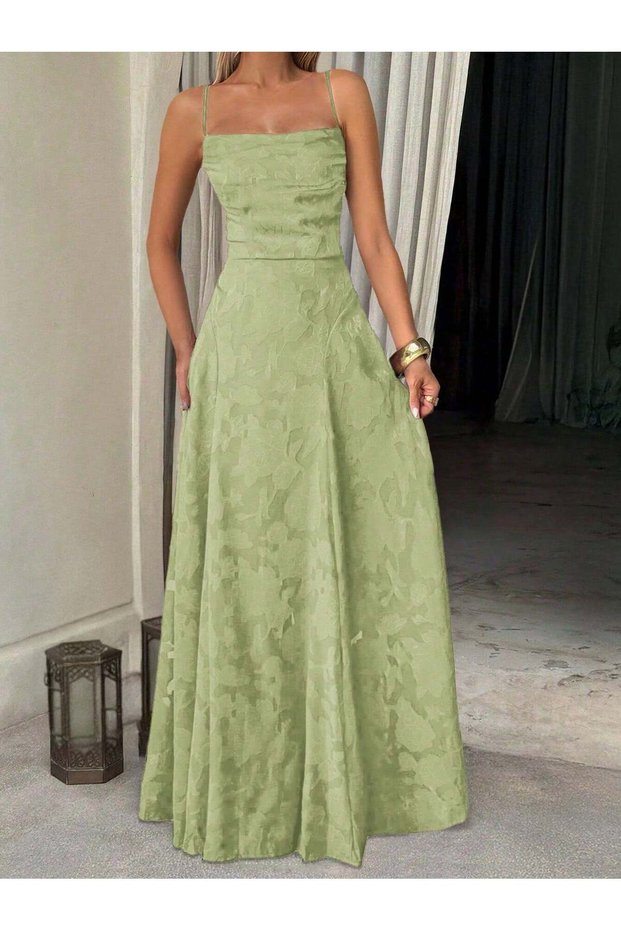 Rochie maxi, verde