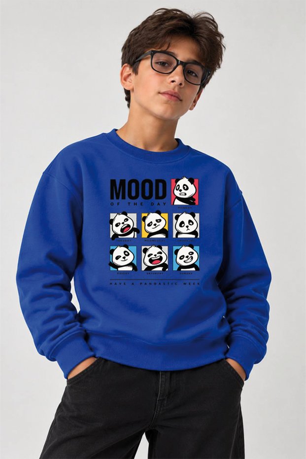 Printed Crew-Neck Sweatshirt for Boys