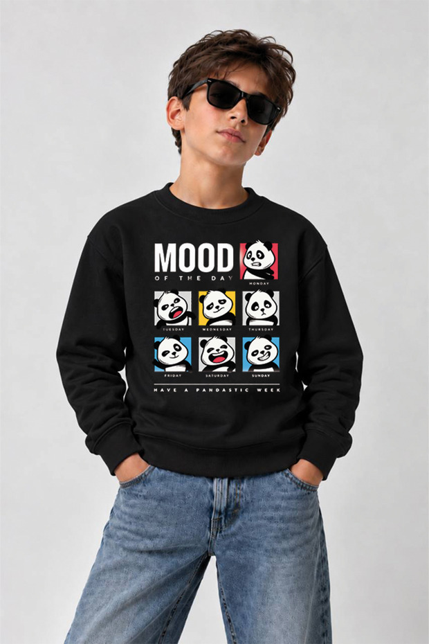 Printed Crew-Neck Sweatshirt for Boys