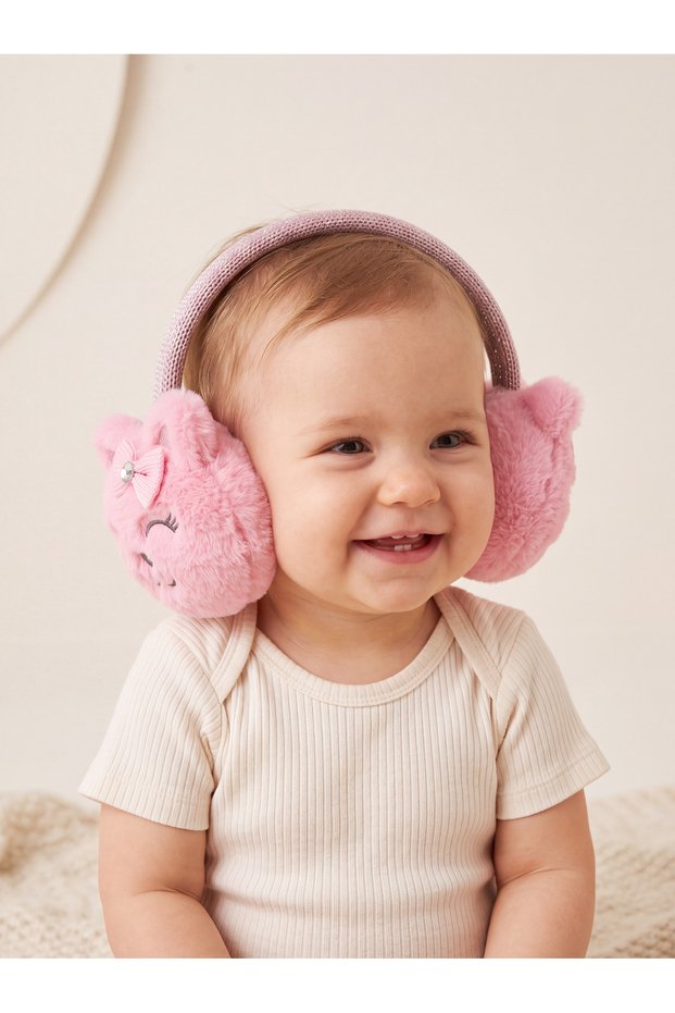 Girls' Plush Cat-Ear Winter Ear-Warmers