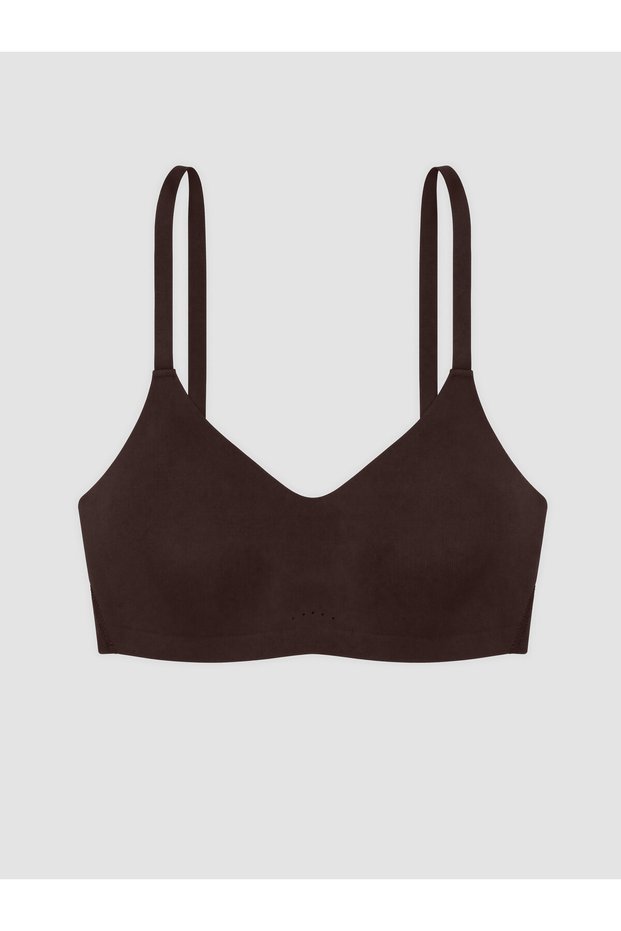 TWO MT SHOP QUALITY KOOR SPORT Brown Solid Super Skinny & Extra-Tight Women's Sports Bra & Sportswear