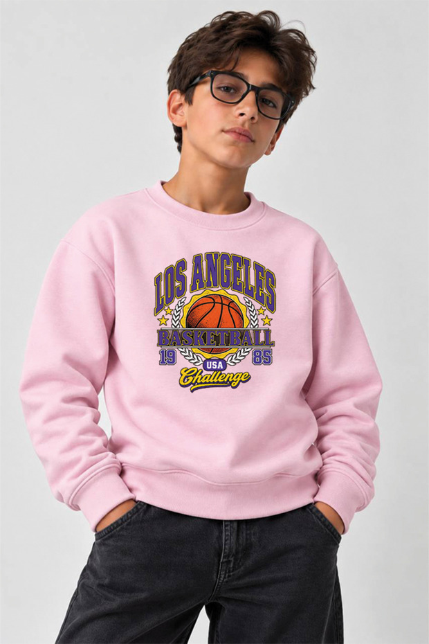 Printed Crew-Neck Sweatshirt for Boys