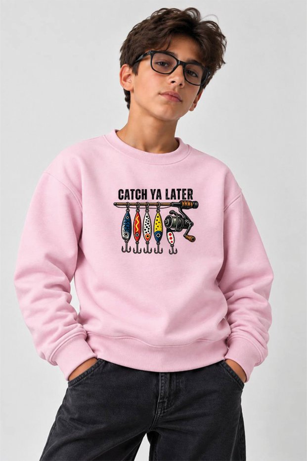 Printed Crew-Neck Sweatshirt for Boys