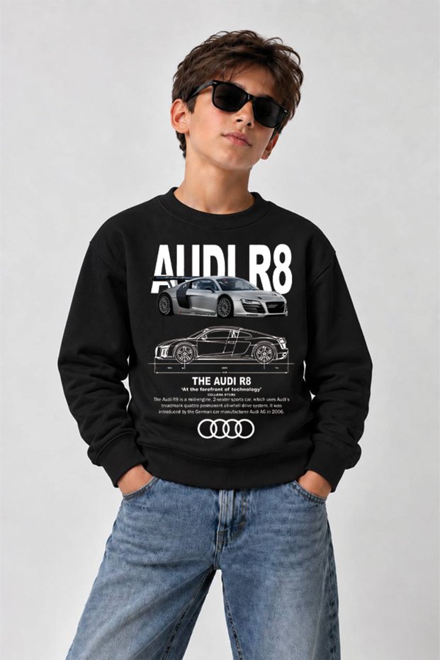 Printed Crew-Neck Sweatshirt for Boys