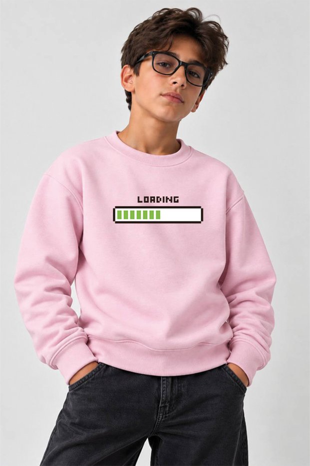 Printed Crew-Neck Sweatshirt for Boys