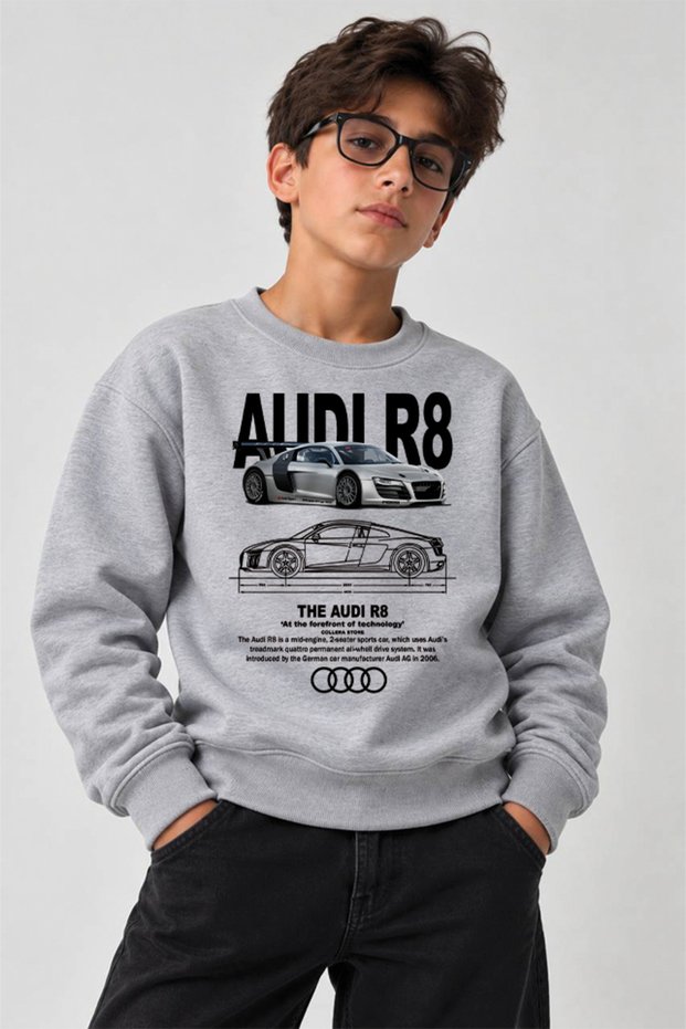 Printed Crew-Neck Sweatshirt for Boys