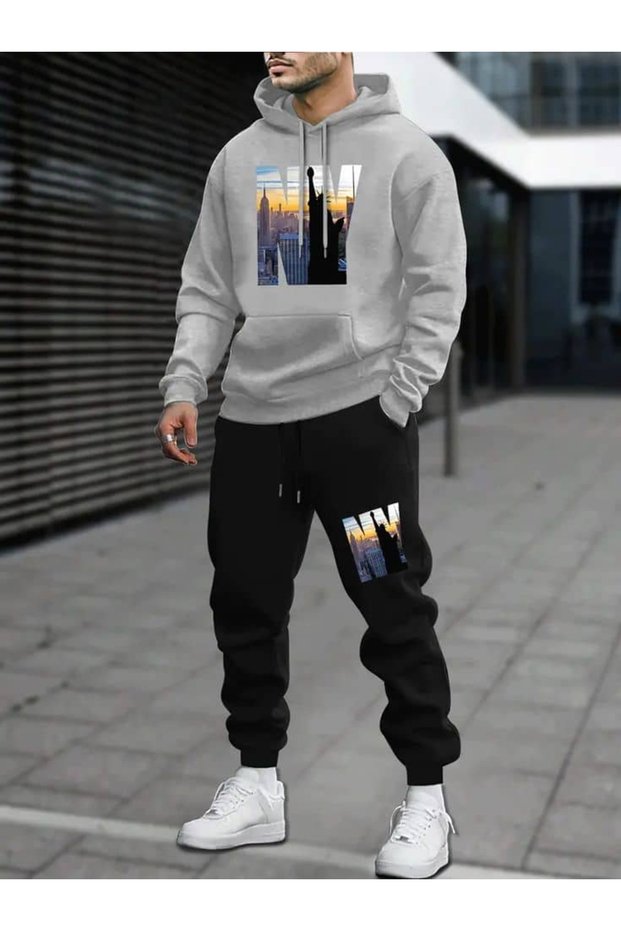 Hooded Sweatsuit Set 99
