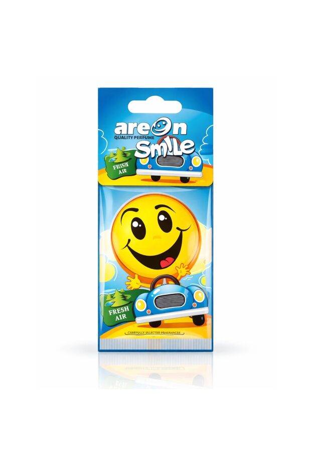 Smile Dry Car Air Freshener - Cheerful Dry Freshener with Pleasant Fragrance for Car, Home