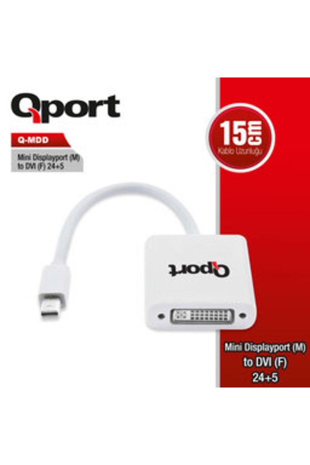 (Q-MDD) Mini DisplayPort to DVI Adapter Cable