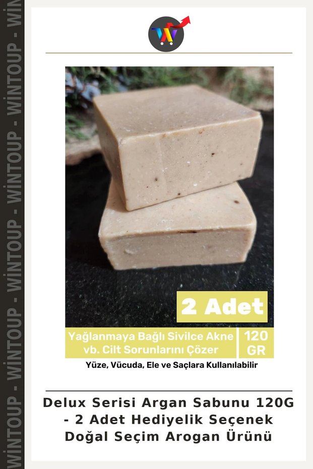 Deluxe Series Argan Soap 120G - 2-Pack Gift Set: A Natural Choice by Arogan