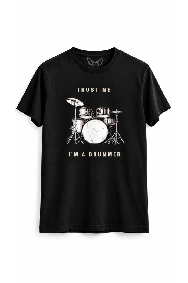 "Trust Me, I'm a Drummer" DTG-Printed T-Shirt