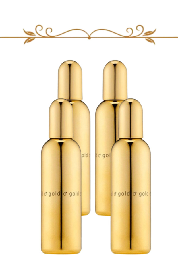 4 قطع عطر ذهبي 100 مل