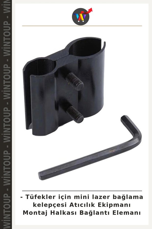 - Mini Laser Mounting Clamp for Rifles; Shooting Equipment Mounting Ring; Connecting Element