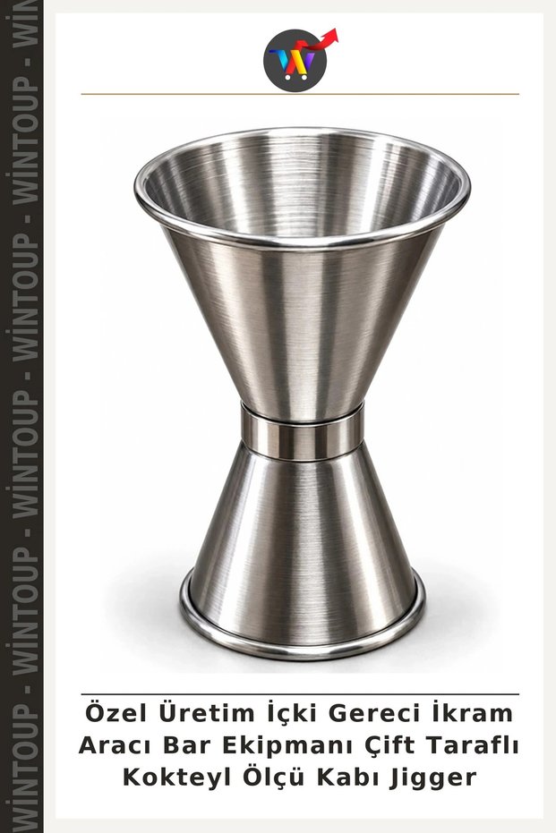 Custom-Made Bartending Tools, Serving Utensils, Bar Equipment, Reversible Cocktail Measuring Cup, Jigger