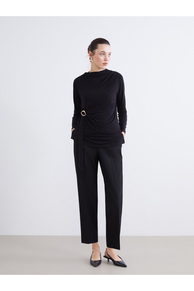 LCWAIKIKI Classic Black Straight-Leg Standard & Regular Tapered Women's Pants—The ALITA CITY Difference