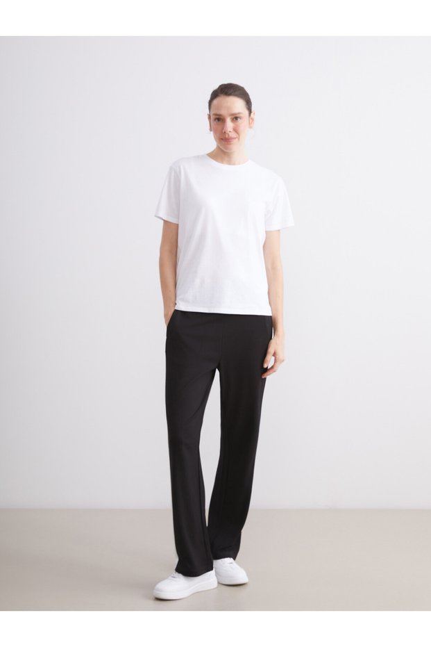 LCW Grace Black Ponte Straight-Leg Standard & Regular Women's Pants—The ALITA CITY Difference