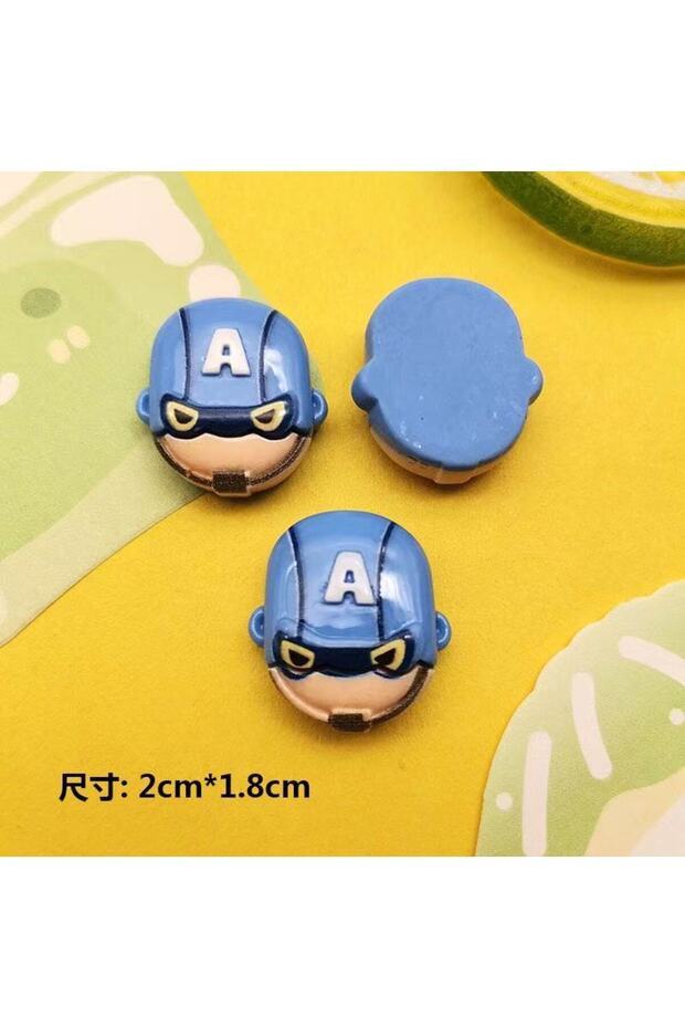 3 12pcs Cartoon Bright Face DIY Cream Glue Resin Accessories Headwear Hair Clip Phone Case Refrigera