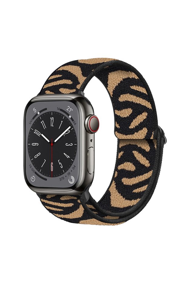38mm 40mm 41mm Tiger pattern Nylon Braided Strap for Apple Watch Ultra 3 2 1 49mm 11 10 9 8 7 45mm 4
