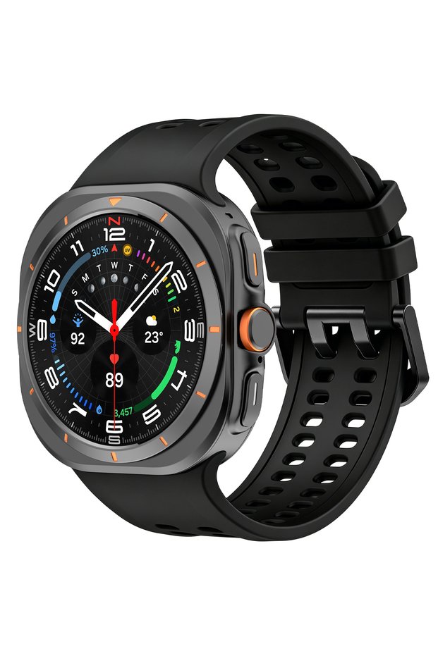 Galaxy Watch Ultra a-Black Original Silicone Strap for Samsung Galaxy Watch Ultra 2 Sports Correa Br