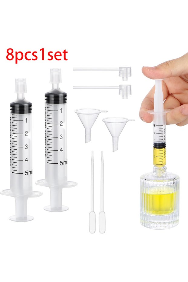8Pcs1Seta 40Pcs/8Pcs Perfume Refill Pump Tool, Perfume Decanter Kit Dispenser with Adapter Tool for