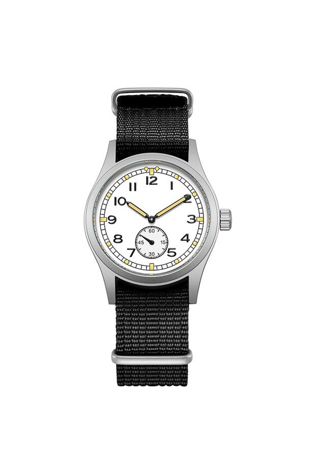 Black White TPW 2026 Luminous Men’s Vintage Military Field Watch Retro quartz 38mm with Small Second