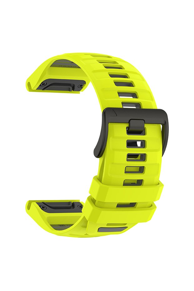 QuickFit 26mm a-Green Black Quick Fit Fenix9 Official Band 22mm 26mm Sport Silicone Strap For Garmin