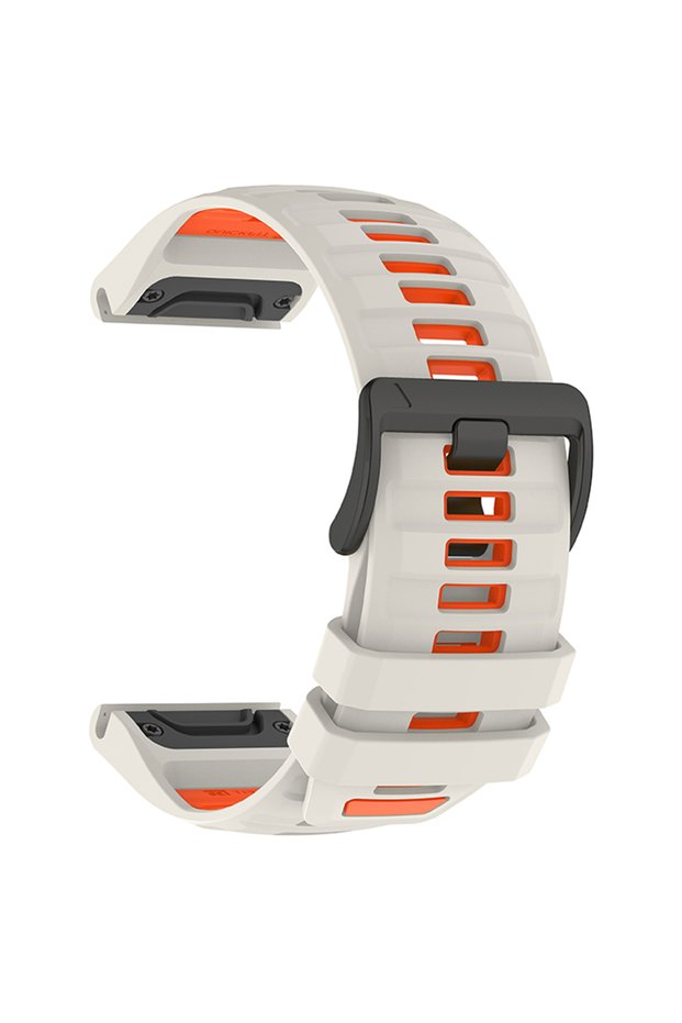 QuickFit 22mm a-Starlight Orange Quick Fit Fenix9 Official Band 22mm 26mm Sport Silicone Strap For G