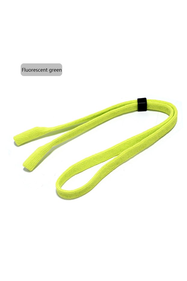 fluorescent green Adjustable Eyeglasses Strap Non‑slip Sunglasses Lanyard Neck Cord Spectacles Glass
