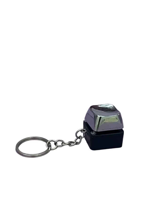 1PC Black 1/2/3PCs Electric Shock Keyboard Keychain Street Trick Novelty Item Fidget Keychain Shocki
