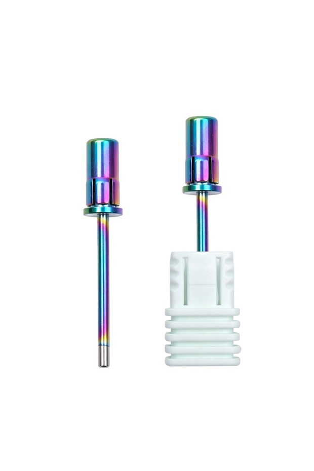 1pcs 6.7mm 1pcs Nail Art Mandrel Bits Shank Sanding Band Drill Bits for Nail Drill Manicure Tools Pe