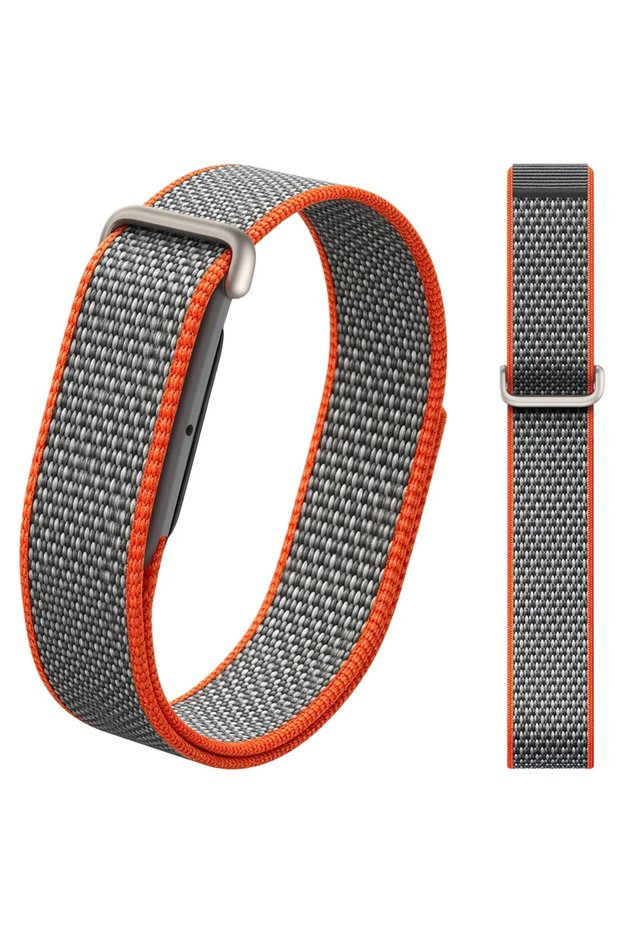 For Fitbit Air Wave orange Official 1:1 Sport Nylon+Silicone Loop Watchband for Google Fitbit Air Br