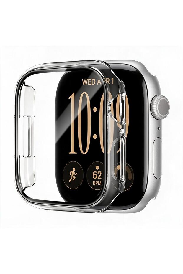 46mm Series 12 Transparent PC Cover For Apple Watch Case 46 42 44 40mm 41mm 45mm 38mm Screen Screen