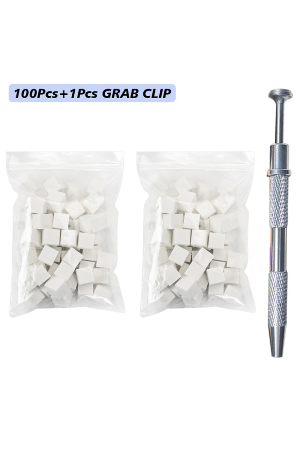 WHITE 100/50Pcs Square Nail Art Sponge Set Gradient Nail Brushes Gel Polish DIY Design Nail Sponge G