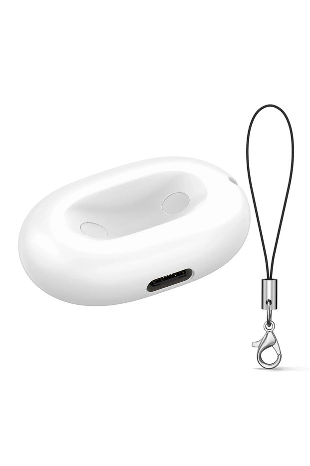 White Type C Magnetic Charging Adapter For Google Pixel Watch 5 41mm 45mm Charger Dock With Lanyard