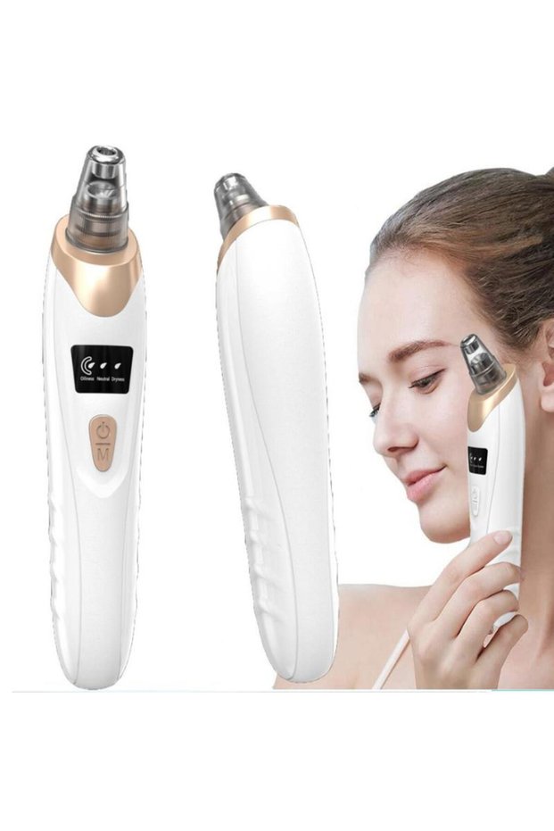 1PC 1Set Electric Facial Blackhead Vacuum Remover Deep Pore Cleansing Tool For Skin Care Pore Refini