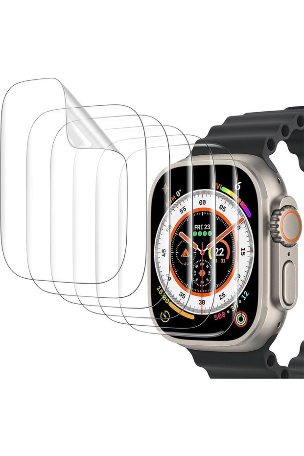 46mm 10PCS Soft TPU Clear Screen Protector for Apple Watch Ultra 3 SE 2 Series 11 10 9 46MM 42MM 49M