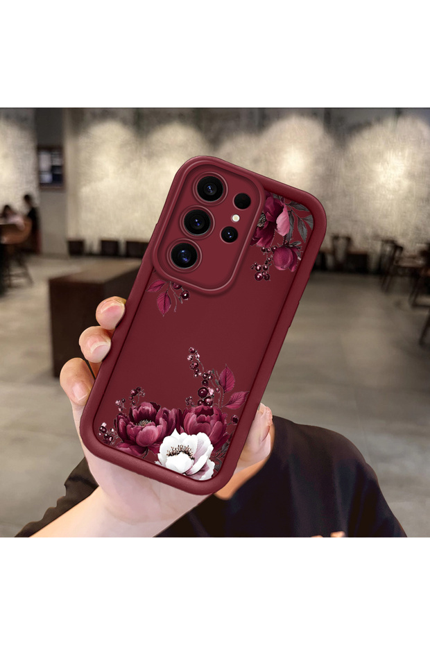 Samsung Galaxy S25 Ultra-Compatible Case with a Vibrant Floral Print, Comfortable Grip, and Lightweight Design