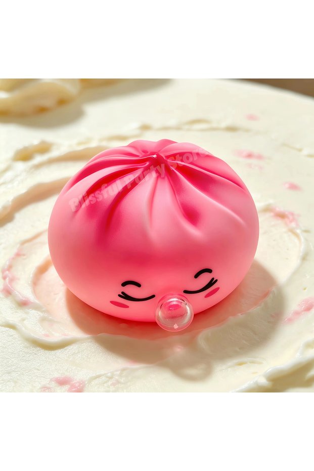 StyleA-1pcs Bubble-Blowing Dumpling Squeeze Squishy Soft Slow Rebound Cute Dumpling Shaped Squeeze S