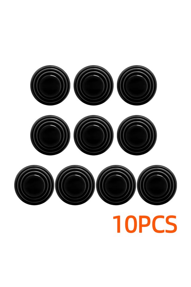 10pcs YONGRUN 10/20/30PCS General Motors Door Shock Absorber Pad Black Round Silicone Shock Absorber