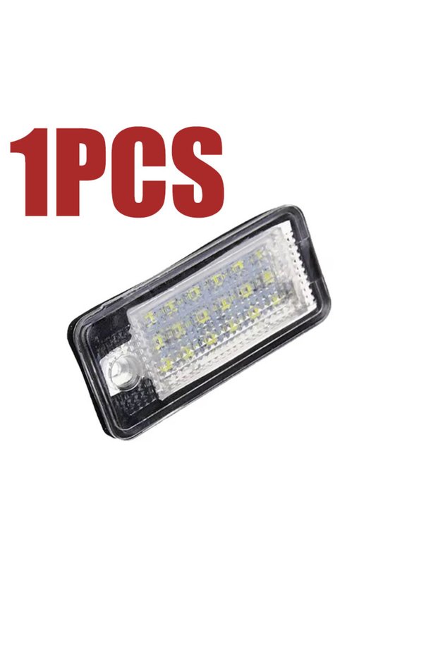 1PCS For Audi A3 8P S3 A4 B6 B7 A6 S6 A8 RS4 Q7 License Plate Lights Led Bulb Auto Accessories Car L