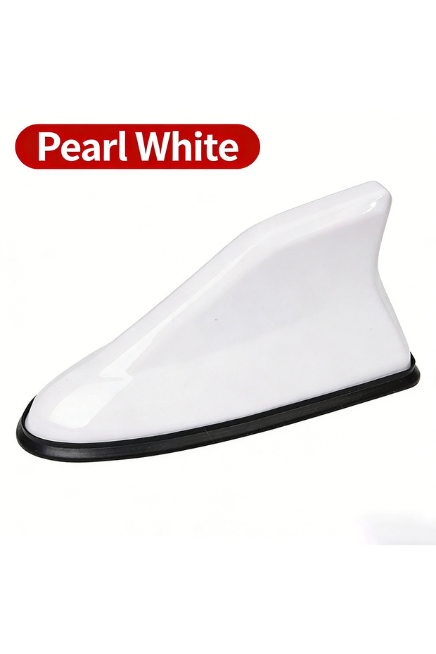 White Universal Car Antennas Shark Fin Antenna Auto Radio Signal Aerials Roof Antennas For Car Model
