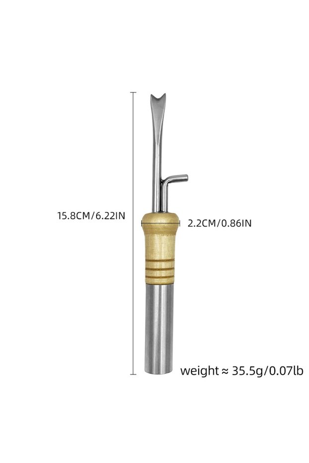 1 Pc ShareShark Multifunctional Squid Jig Hook Corrector Tool Stainless Steel Squid Bleeding Needle