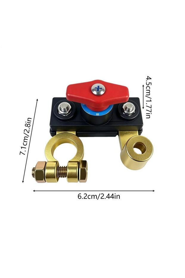 A 12V/24V Car Battery Cut Off Switc h Disconnect Automatic Circuit Breaker Anti-Leakage S witch Isol